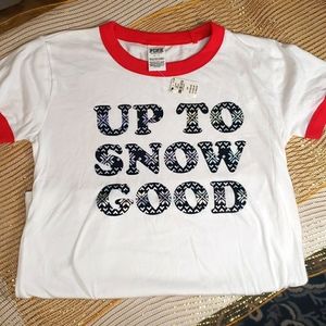 NWT PINK Victorias Secret Super Cute T-shirt ..Size Small